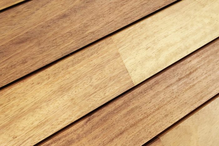 Tarima exterior de madera Exterpark Iroko