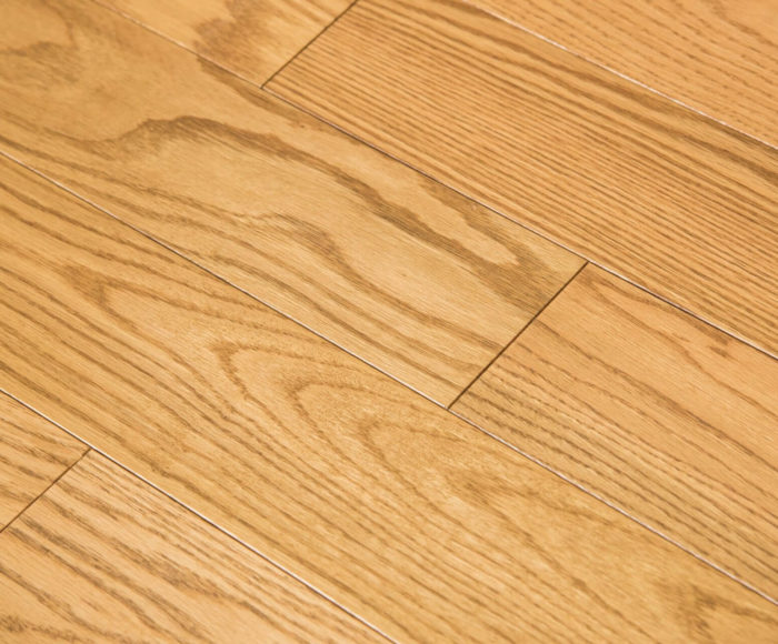 Suelo macizo de madera Roble Rojo