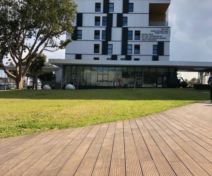 Proyecto Exterpark Bambú natural en Tel Aviv