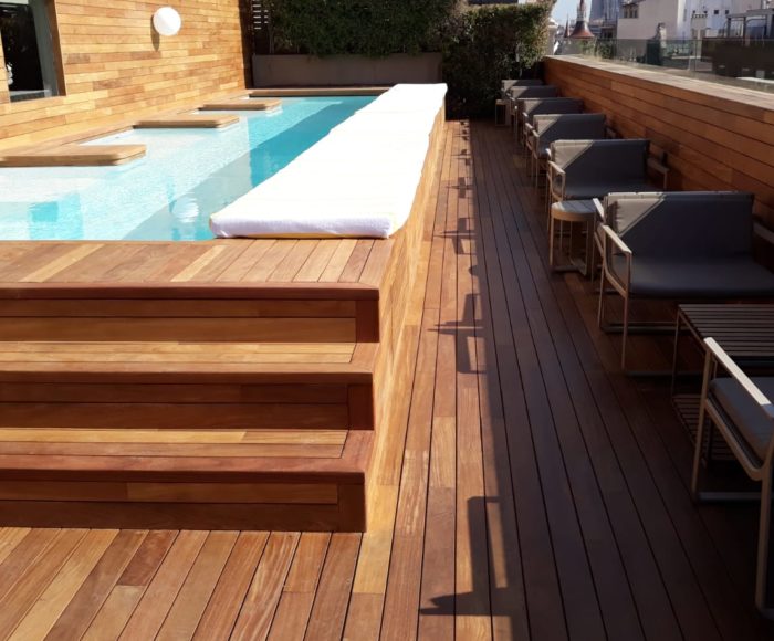 Proyecto Exterpark Cumarú en Hotel Dolce Sitges