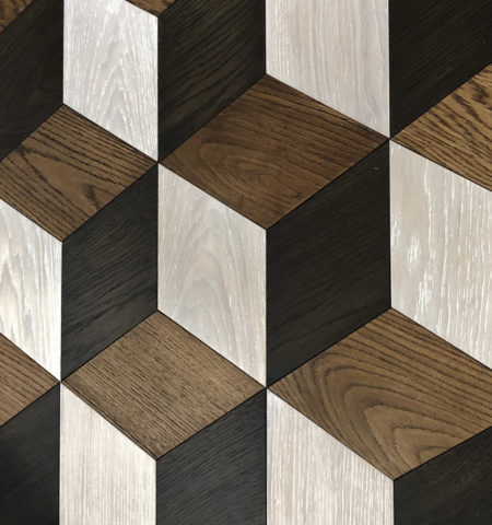 Suelo de madera artesanal Trio