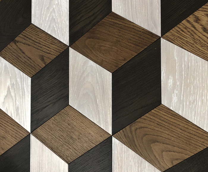 Suelo de madera artesanal Trio