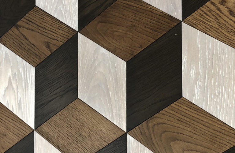 Suelo de madera artesanal Trio