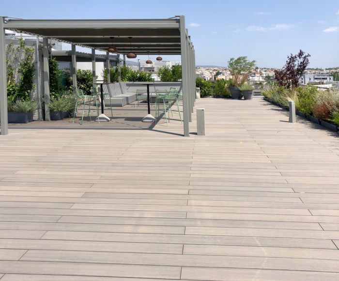 Proyecto Exterpark Cube Plata en Coworking Athens