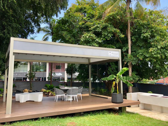 Proyecto Exterpark Cube Teka en Aluwood Panama