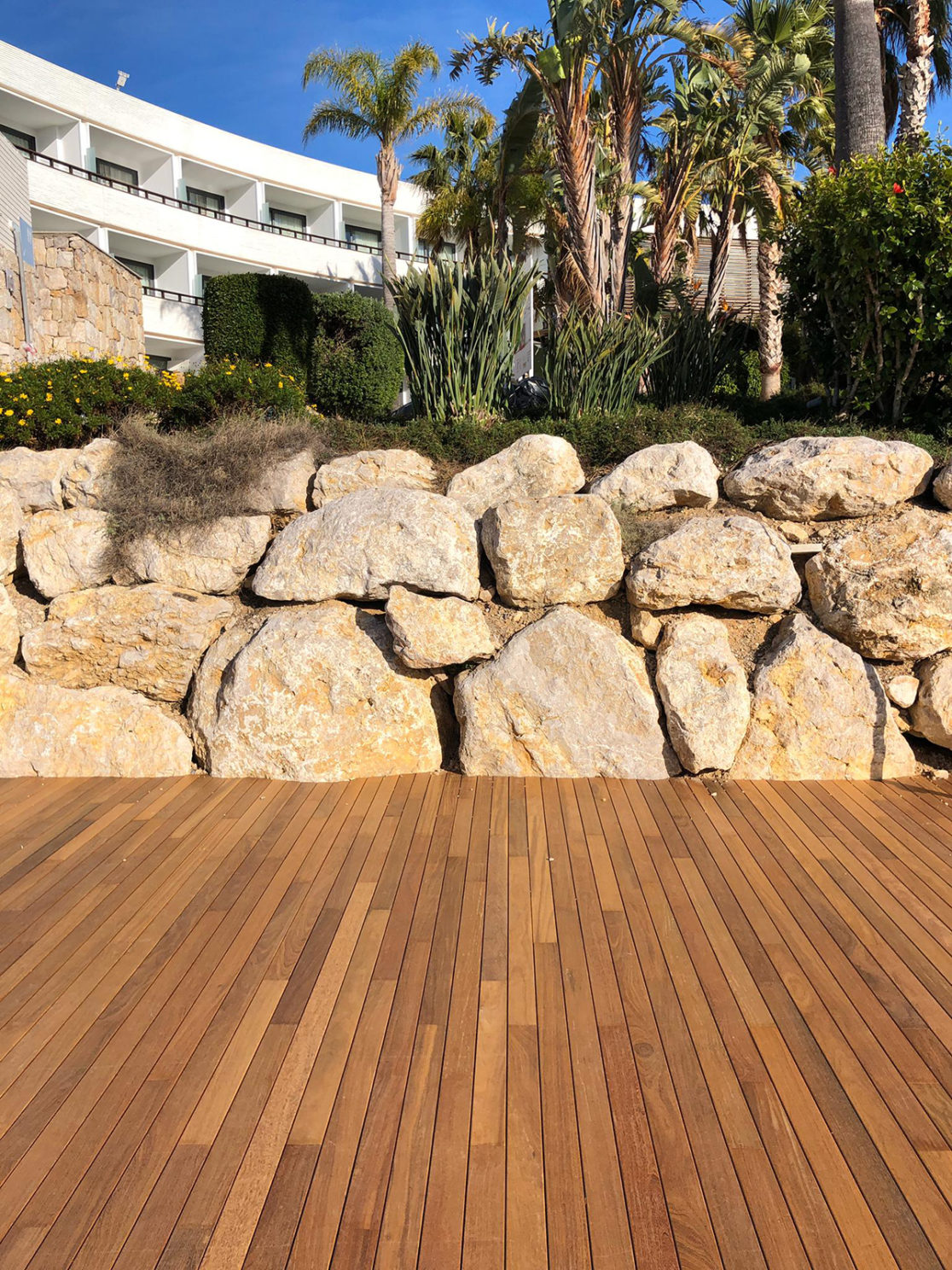 Proyecto Exterpark Cumarú en Hotel Dolce Sitges