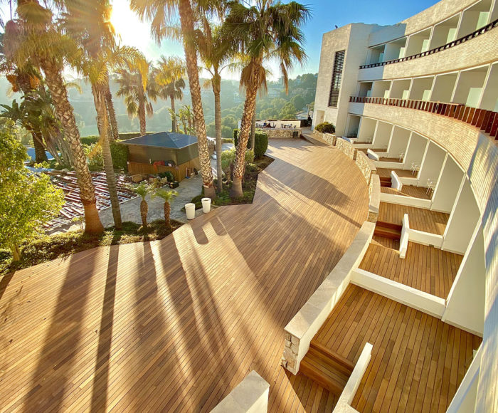 Proyecto Exterpark Cumarú en Hotel Dolce Sitges