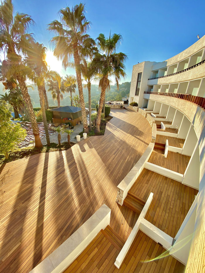 Proyecto Exterpark Cumarú en Hotel Dolce Sitges