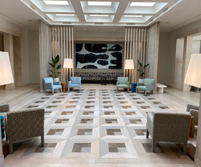 Proyecto Carácter losetas en Hotel Dolce