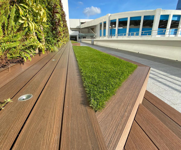 Proyecto Exterpark Cube Teka en Harbour City China