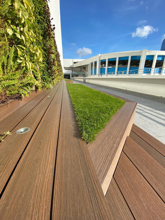 Proyecto Exterpark Cube Teka en Harbour City China